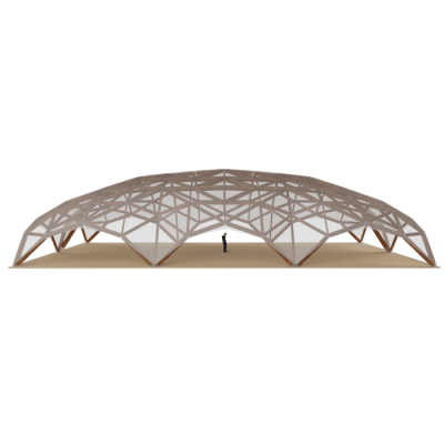 wooden tent