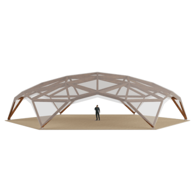 wooden tent