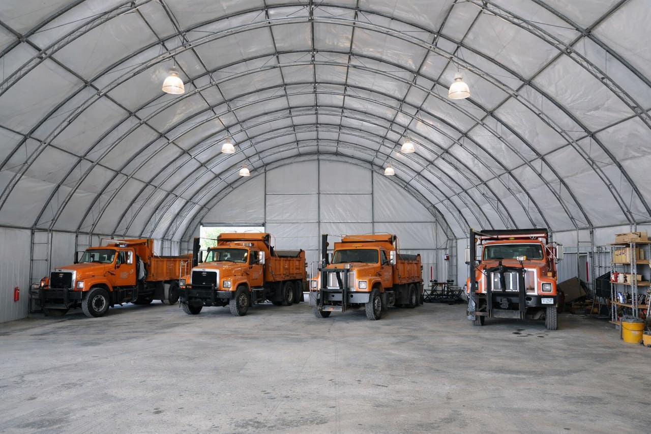 Hangars for equipment