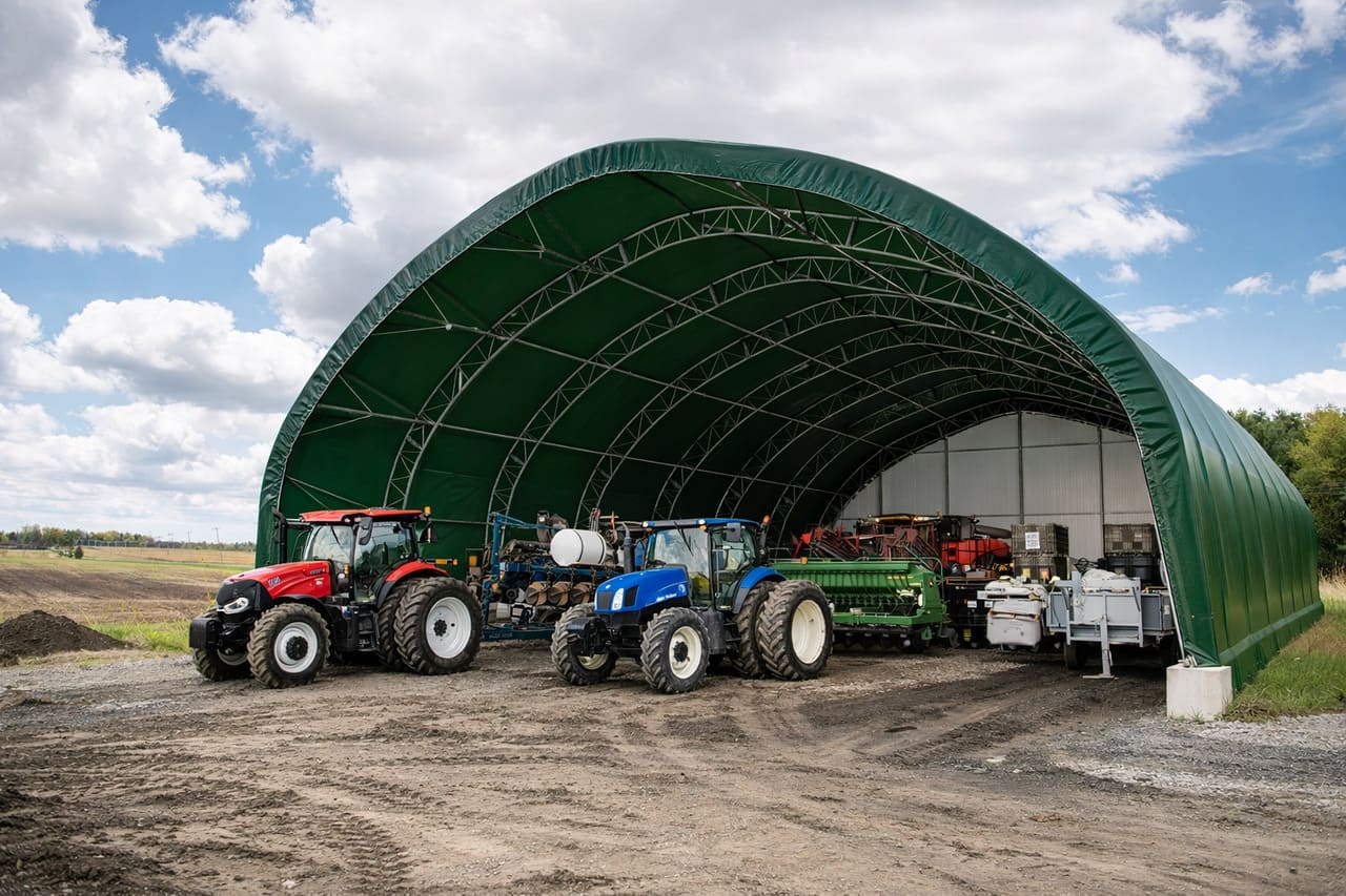 Hangars for equipment